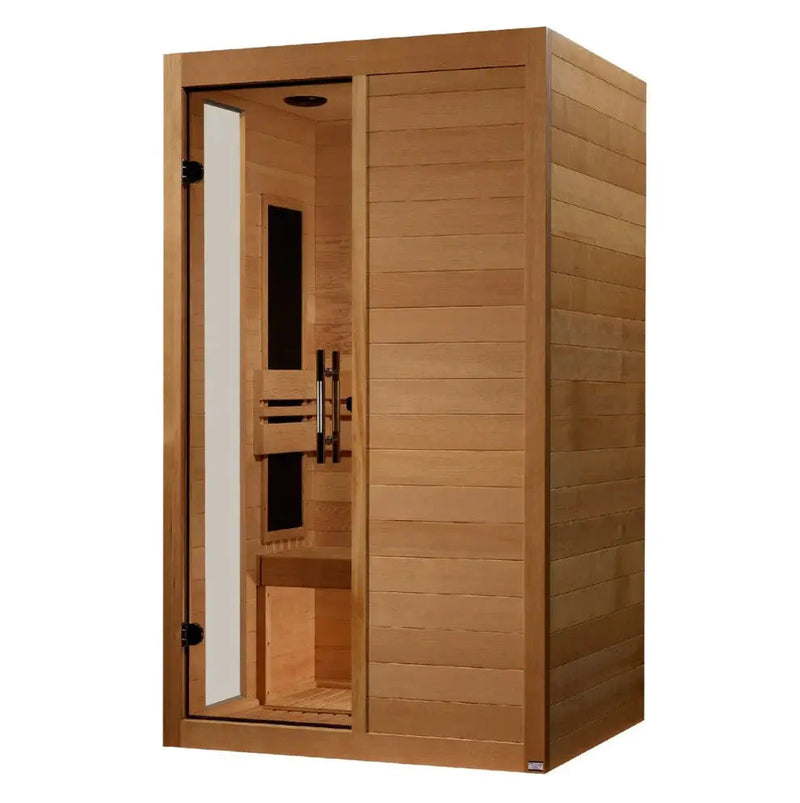 Dynamic Veneto Elite 1-2 Person Ultra Low EMF FAR Infrared Sauna | DYN-6115-05 Elite Golden Designs