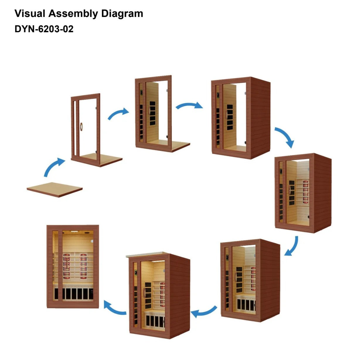 Golden Designs Cardoba 2 Person Full Spectrum Infrared Sauna | DYN-6203-02 FS Golden Designs