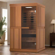 Finnmark FD-4 Trinity 2-Person Hybrid Indoor Infrared & Traditional Steam Sauna + Red Light Therapy | FD-KN004 Finnmark
