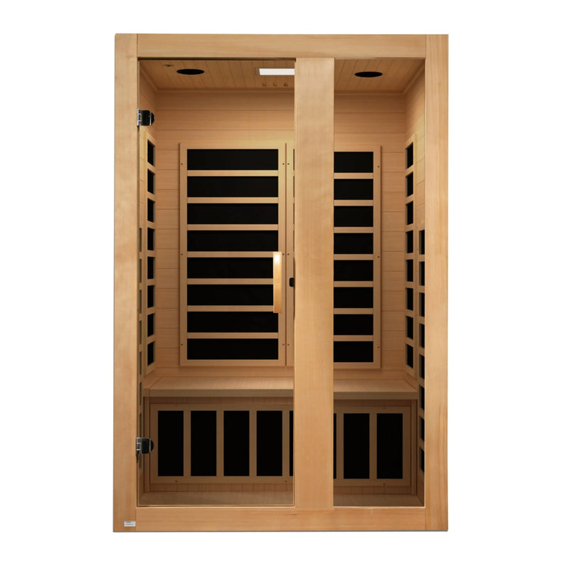 Dynamic Serena Elite 2 Person Ultra Low EMF FAR Infrared Sauna | DYN-6229-01 Elite Golden Designs