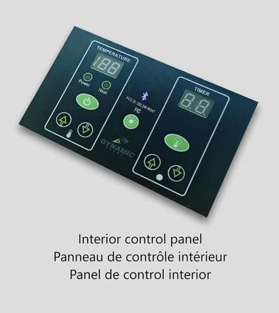 Dynamic Serena 2 Person Low EMF FAR Infrared Sauna | DYN-6229-01 Golden Designs