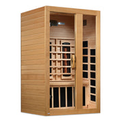 Dynamic Serena 2 Person Full Spectrum Near Zero EMF FAR Infrared Sauna | DYN-6229-03 FS Golden Designs