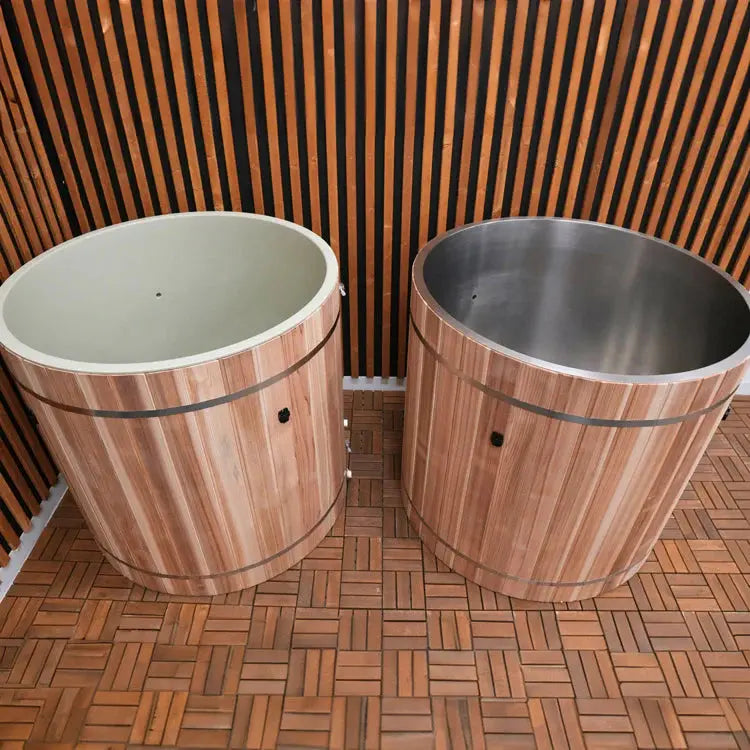 Dynamic Barrel Cold Plunge Golden Designs