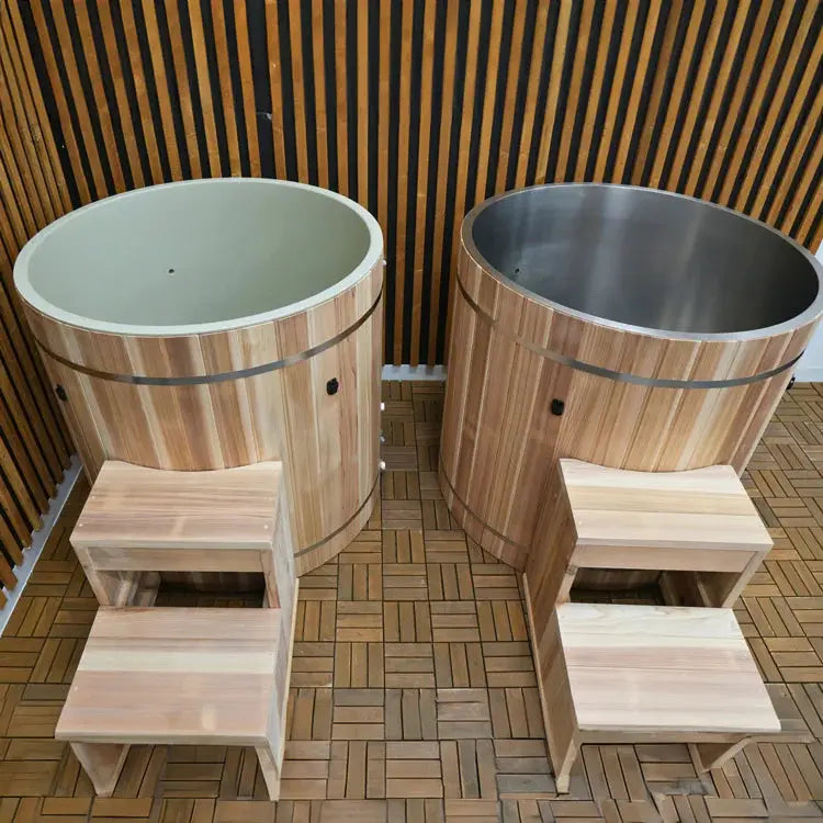 Dynamic Barrel Cold Plunge Golden Designs