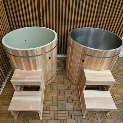 Dynamic Barrel Cold Plunge Golden Designs