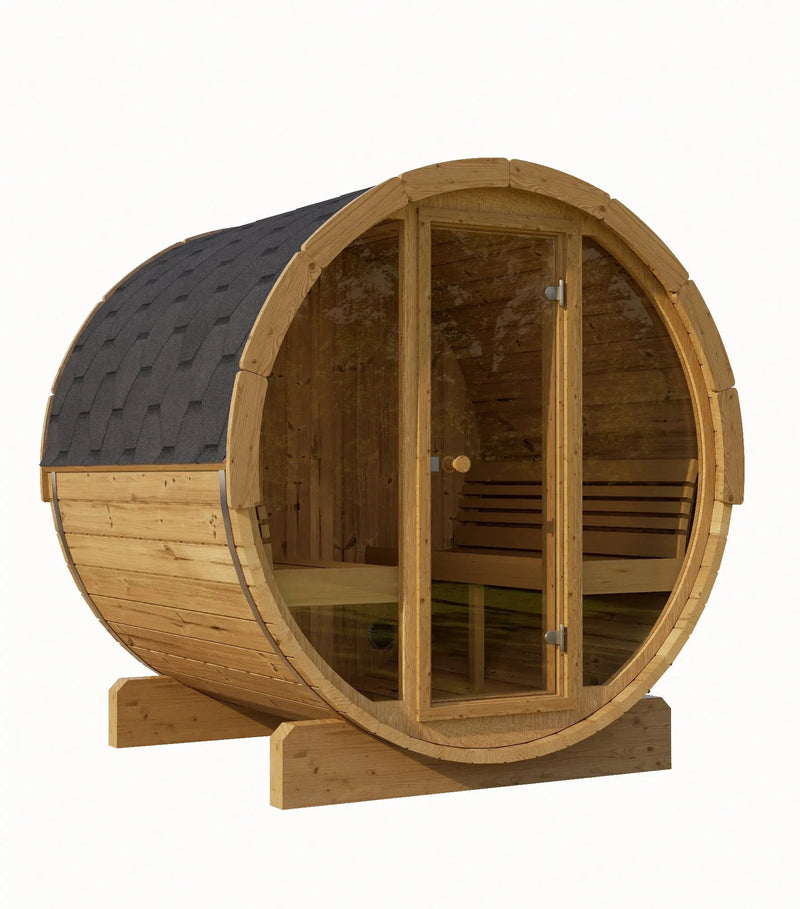 SaunaLife 6 Person E8G ERGO Series Barrel Sauna Saunalife