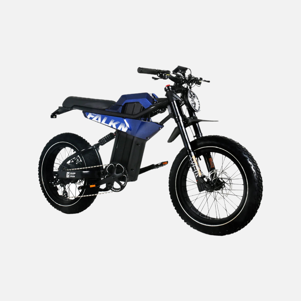 Golden cycles - falkn - blue black 750w 28mph