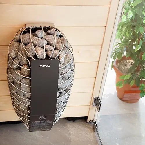 Harvia SP60E Spirit Series 6kW Sauna Heater, Black Harvia