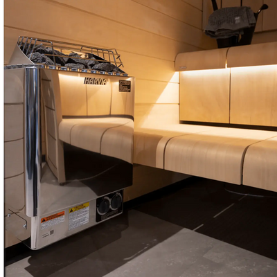Harvia KIP 240V Electric Sauna Heater w/ Built-In Knob Controls 3/4.5/6/8kW Harvia