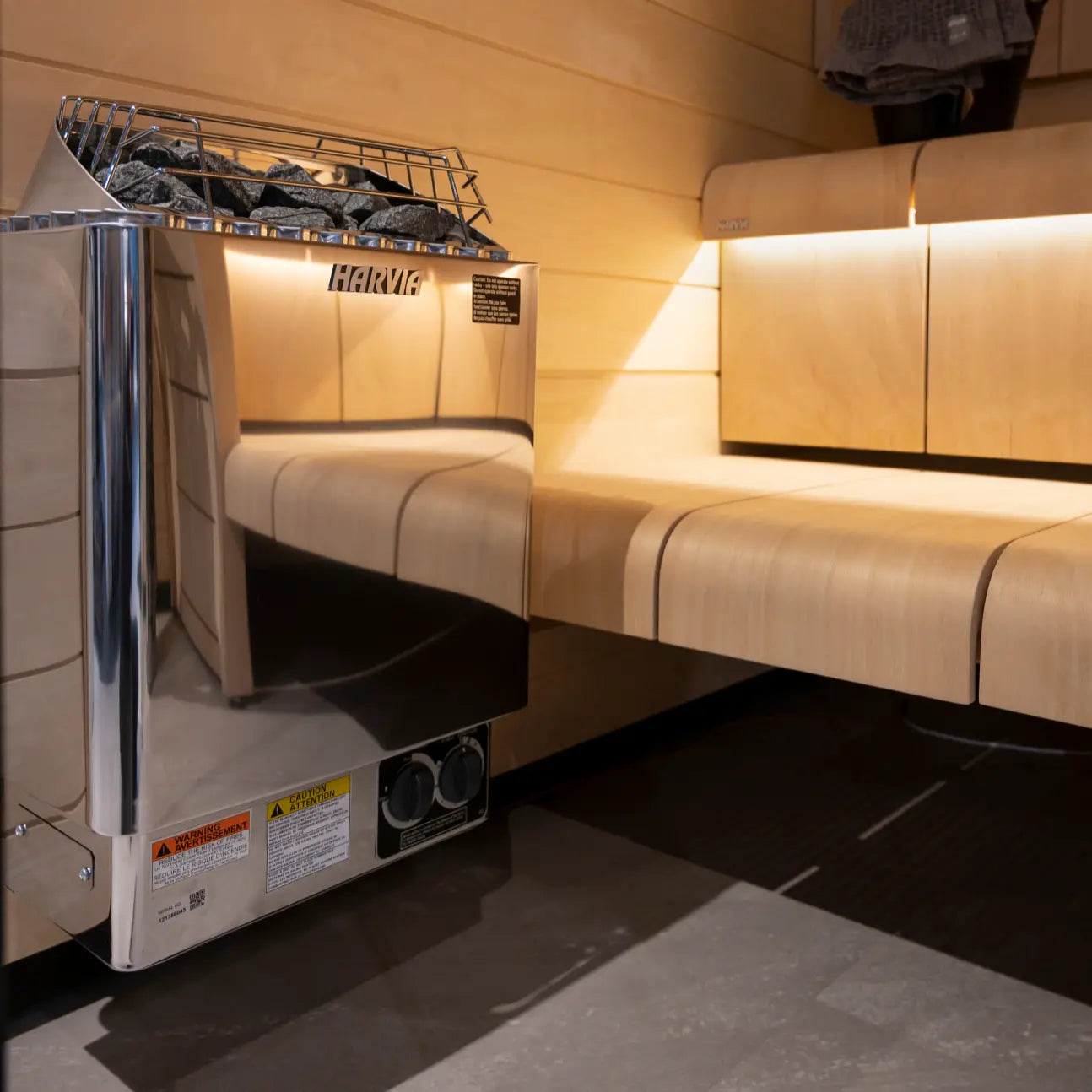 Harvia KIP45B 240V Electric Sauna Heater w/Integrated Controls Harvia