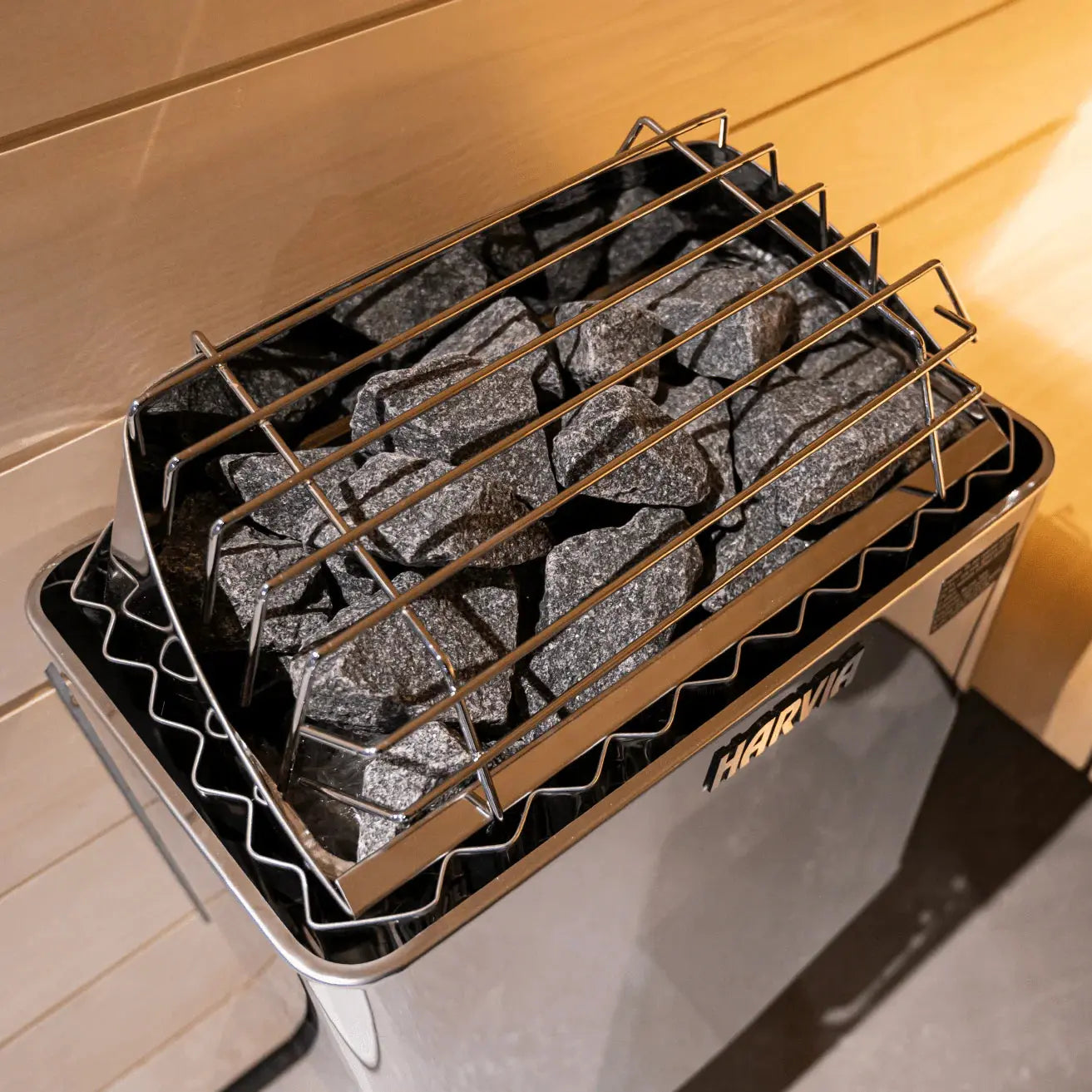 Harvia KIP 240V Electric Sauna Heater w/ Built-In Knob Controls 3/4.5/6/8kW Harvia