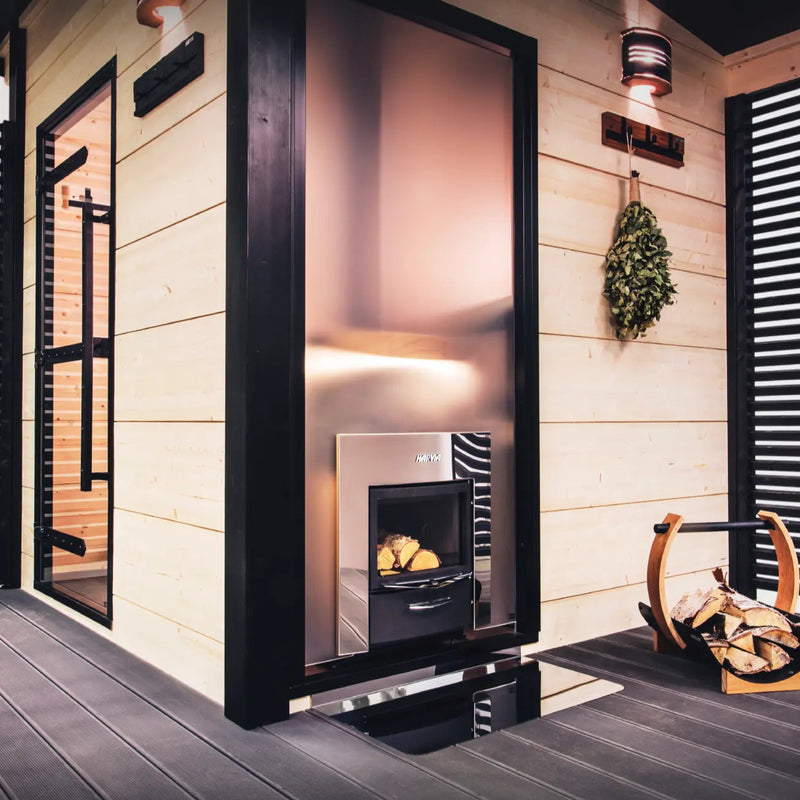 Harvia Legend 240 Duo Wood Burning Sauna Stove Package Harvia