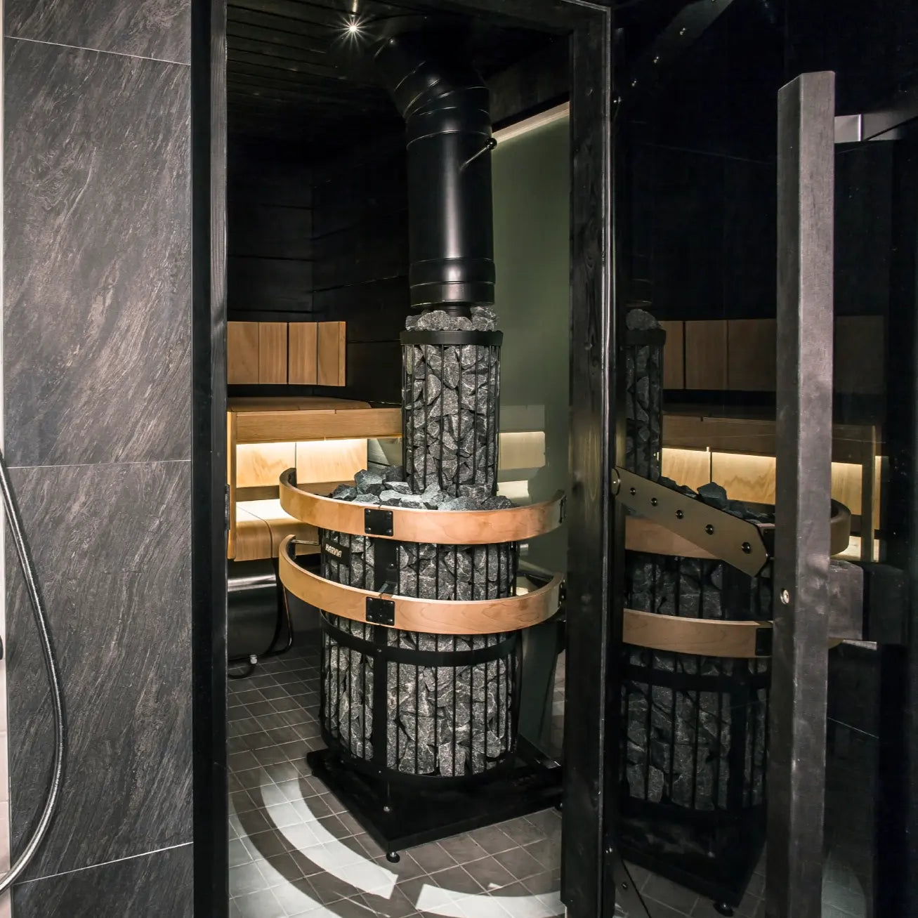 Harvia Legend 240 Duo Wood Burning Sauna Stove Package Harvia