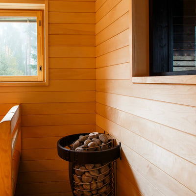 Harvia Spirit SP90E Electric Sauna Heater Package Harvia