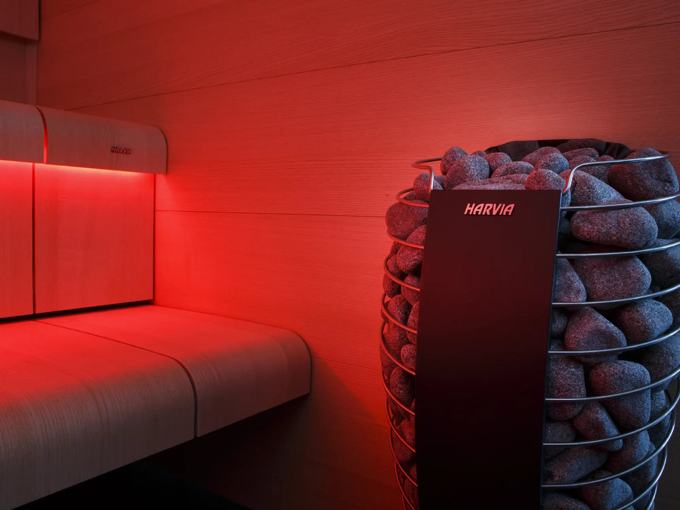 Harvia Spirit SP90E Electric Sauna Heater Package Harvia