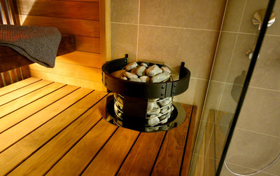 Harvia Spirit SP90E Electric Sauna Heater Package Harvia