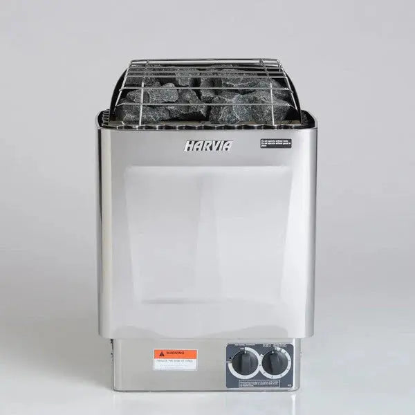 Harvia KIP 240V Electric Sauna Heater w/ Built-In Knob Controls 3/4.5/6/8kW Harvia