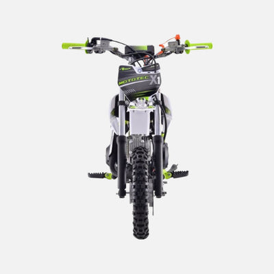 Mototec x1 110cc 4-stroke gas dirt bike, 110cc 4-stroke single cylinder air cooled motor with top speed 37mph, green