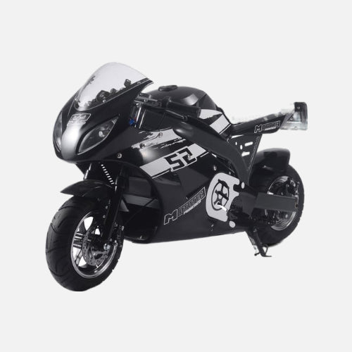 Mototec 1000w 48v electric superbike, 1000w hub motor, four 12v batteries, 15mph, black