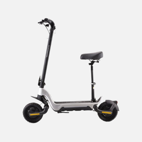 MotoTec Fury 48v 1000w Lithium Electric Scooter Silver