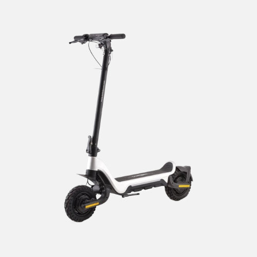 MotoTec Fury 48v 1000w Lithium Electric Scooter Silver