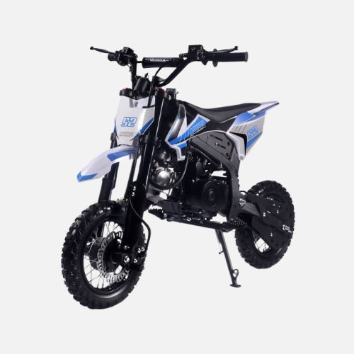 MotoTec Hooligan 72cc 4-Stroke Gas Dirt Bike Blue