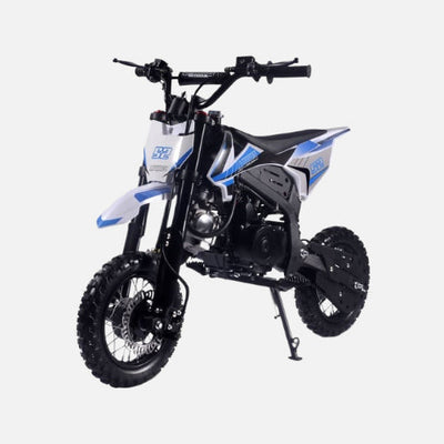 MotoTec Hooligan 72cc 4-Stroke Gas Dirt Bike Blue