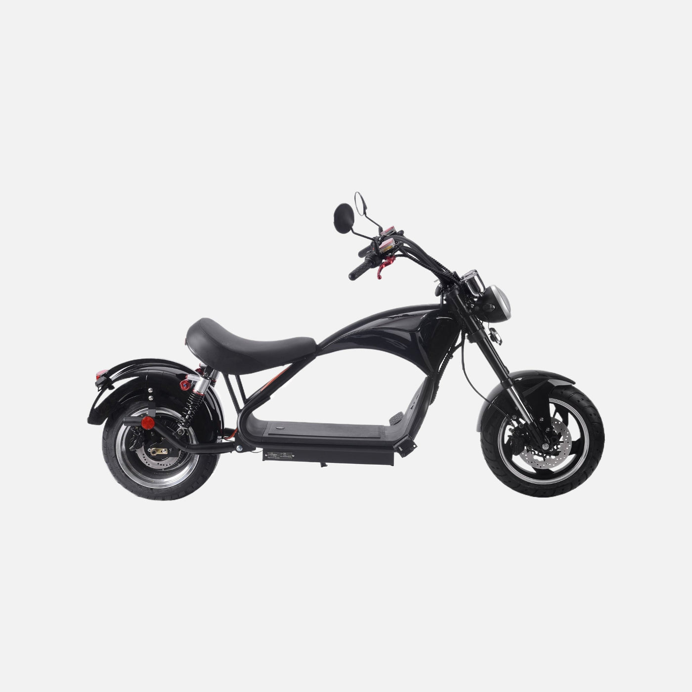 MotoTec Lowboy 60v 20ah 2500w Lithium Electric Scooter Black