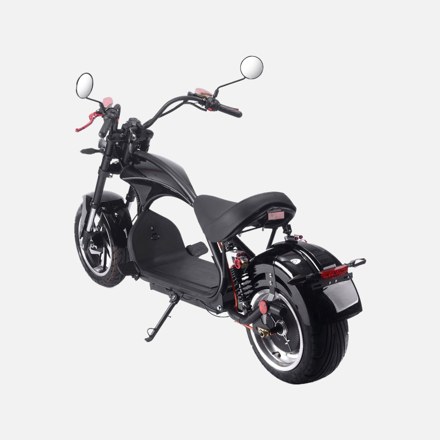 MotoTec Lowboy 60v 20ah 2500w Lithium Electric Scooter Black