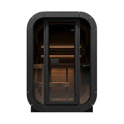 SaunaLife 2-Person CL3G Cube-Series Outdoor Home Sauna Saunalife