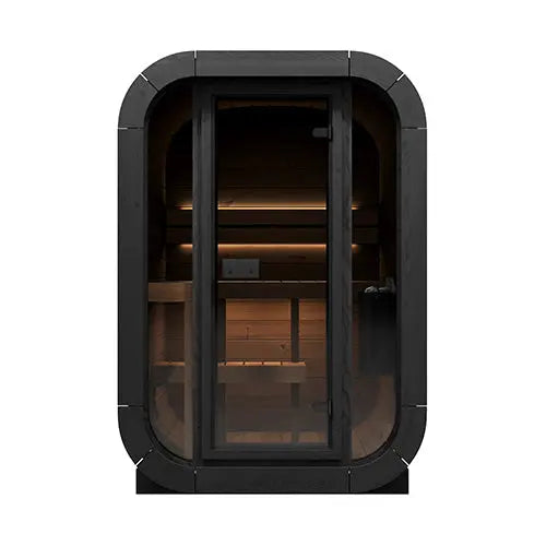 SaunaLife 2-Person CL3G Cube-Series Outdoor Home Sauna Saunalife