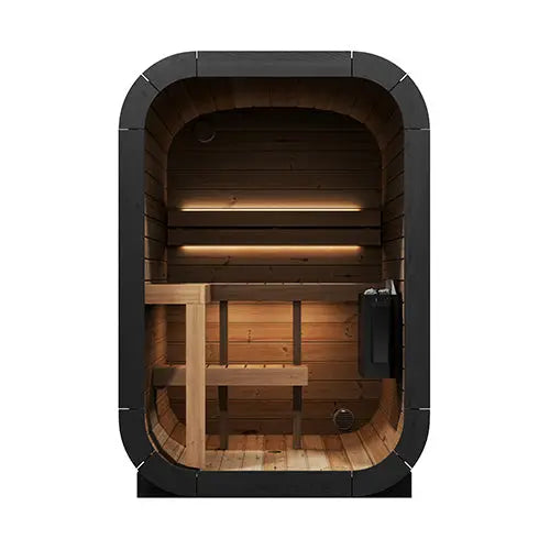 SaunaLife 2-Person CL3G Cube-Series Outdoor Home Sauna Saunalife