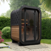 SaunaLife 2-Person CL3G Cube-Series Outdoor Home Sauna Saunalife