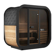SaunaLife 3 Person CL4G Cube-Series Outdoor Home Sauna Saunalife