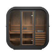 SaunaLife 3 Person CL4G Cube-Series Outdoor Home Sauna Saunalife