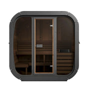 SaunaLife 4 Person CL5G Cube-Series Outdoor Home Sauna Saunalife