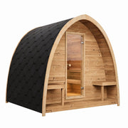 SaunaLife 4 Person G3 Outdoor Traditional Pod Sauna Saunalife