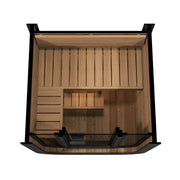 SaunaLife 2-Person CL3G Cube-Series Outdoor Home Sauna Saunalife