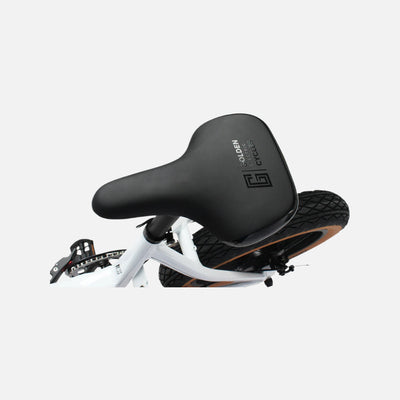 Golden cycles accelera white ebike 500w motor 25mph