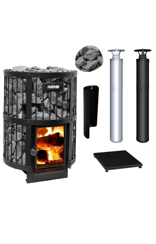 Harvia Legend 240 GreenFlame Sauna Stove Package Harvia