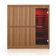 Finnmark FD-5 Trinity 4-Person Hybrid Indoor Infrared & Traditional Steam Sauna + Red Light Therapy | FD-KN005 Finnmark