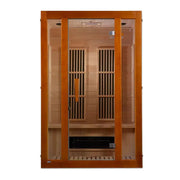 Maxxus Aspen Dual Tech 2-person Low EMF FAR Infrared Sauna Canadian Hemlock | MX-J206-02S Golden Designs