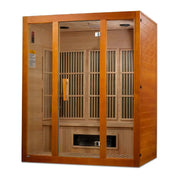 Maxxus Alpine Dual Tech 3 Person Low EMF FAR Infrared Sauna Canadian Hemlock | MX-J306-02S Golden Designs