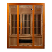 Maxxus Alpine Dual Tech 3 Person Low EMF FAR Infrared Sauna Canadian Hemlock | MX-J306-02S Golden Designs