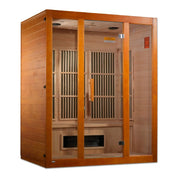 Maxxus Alpine Dual Tech 3 Person Low EMF FAR Infrared Sauna Canadian Hemlock | MX-J306-02S Golden Designs