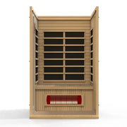 Maxxus Serenity Dual Tech 2 Person Low EMF FAR Infrared Sauna | MX-LS2-01 Golden Designs