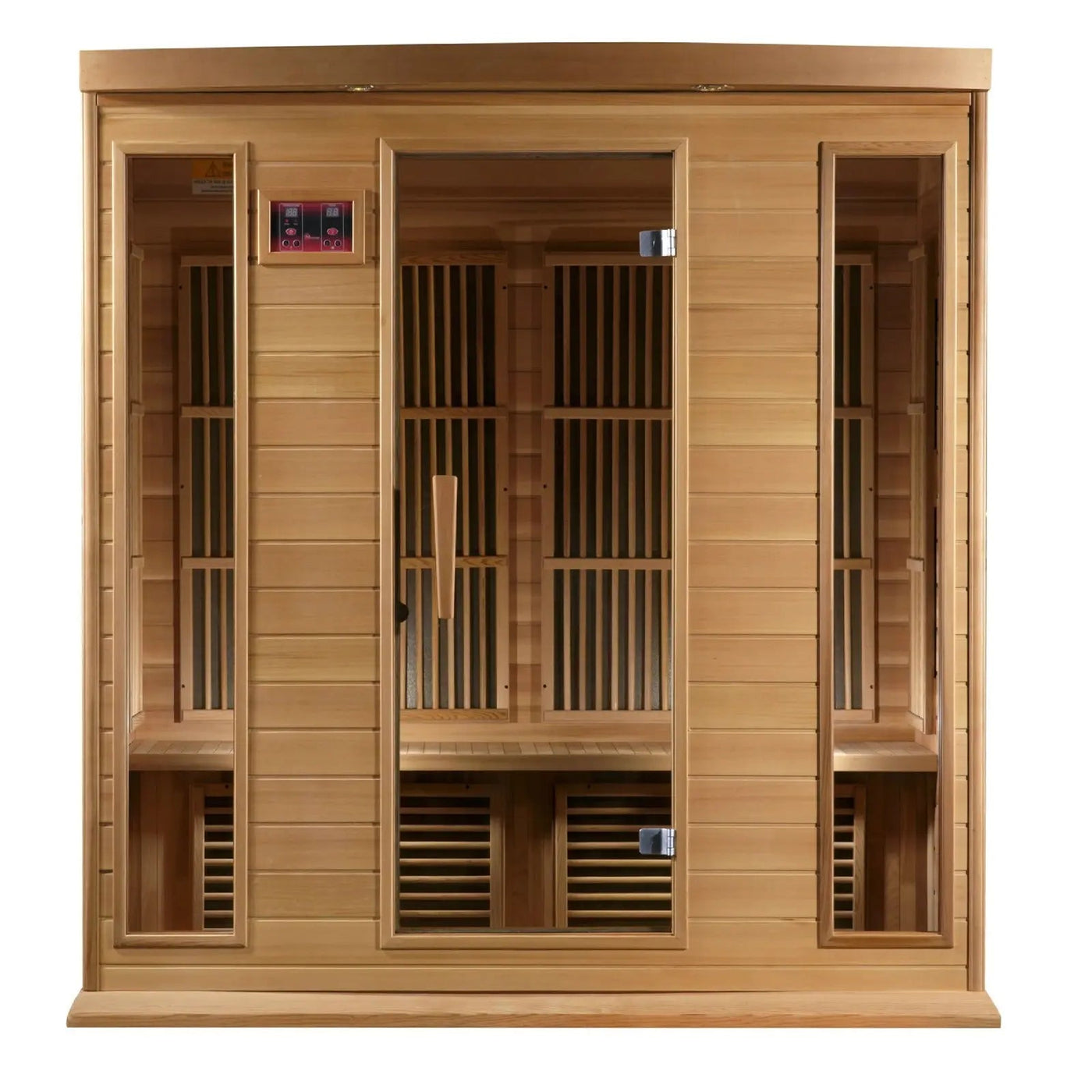 Maxxus 4-Person Low EMF FAR Infrared Sauna Canadian Red Cedar | MX-K406-01-CED Golden Designs