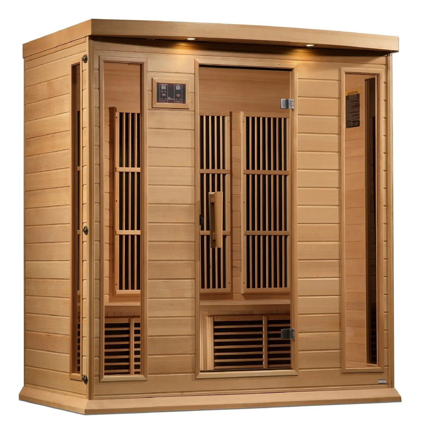 Maxxus 4 Person Near Zero EMF FAR Infrared Sauna Canadian Hemlock | MX-K406-01-ZF Golden Designs