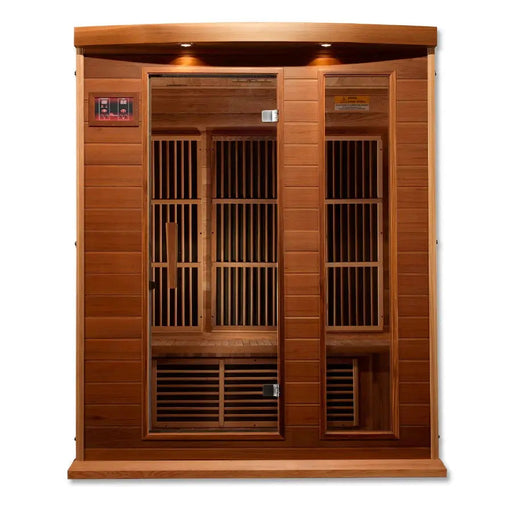 Maxxus Montilemar Edition 3-Person Near Zero EMF FAR Infrared Sauna | MX-K306-01-ZF CED Golden Designs