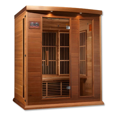 Maxxus Montilemar Edition 3-Person Near Zero EMF FAR Infrared Sauna | MX-K306-01-ZF CED Golden Designs